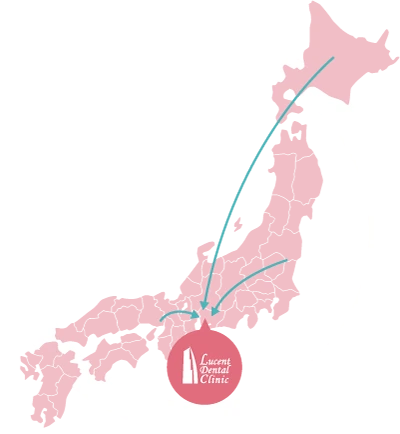 全国からご来院いただいています！